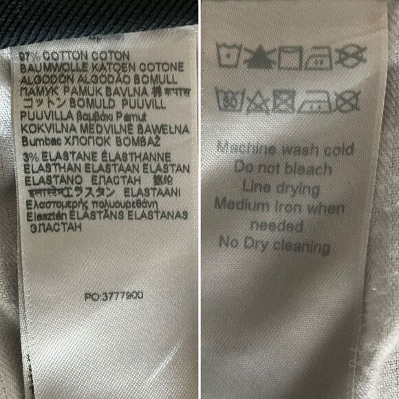 7 For All Mankind Jeans Women Size 30 Charcoal Italian Fabric Classic Bootcut - Picture 8 of 12